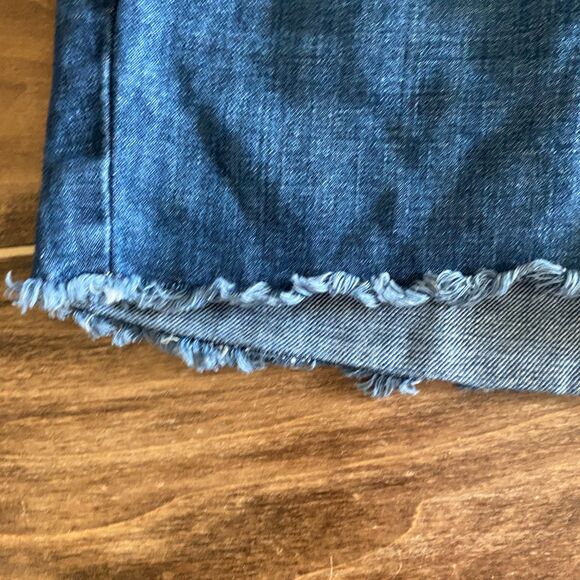 Loft Dark Chambray Cutoff Shorts Women's 28/6 - Picture 7 of 9
